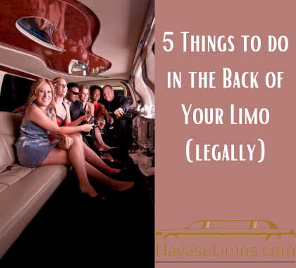 5 Things to do in the Back of Your Limo (legally)